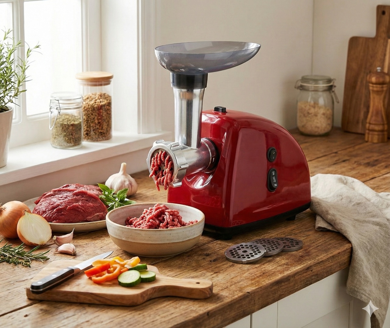Mașină tocat carne HOLZ Germany CMP1796 3500W, 1.2 kg/min - imagine 2