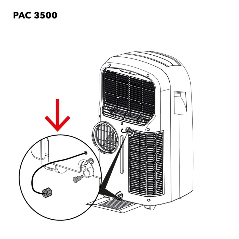 Element blocare ieșire Trotec PAC2010E / PAC2610E / TTK60E