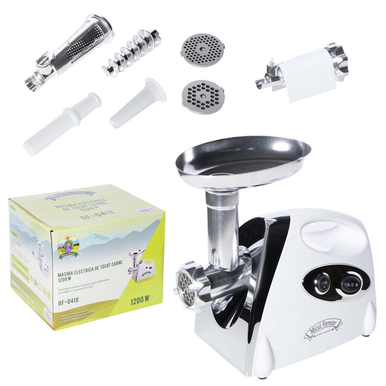 Masina de Tocat Carne Micul Fermier 1200W - imagine 2