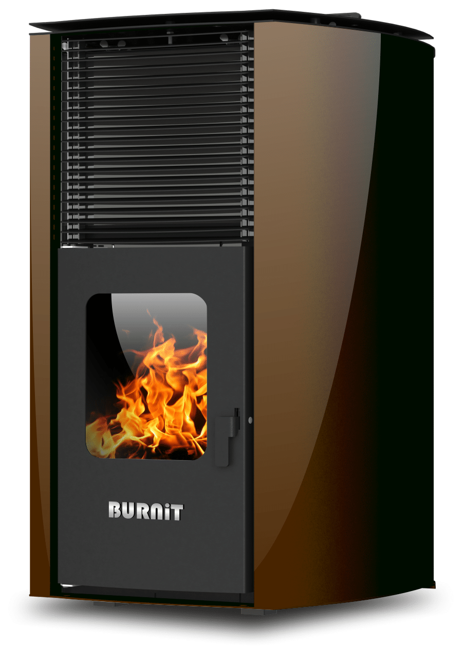 Centrală termosemineu pe peleti Burnit Advant 25 kW