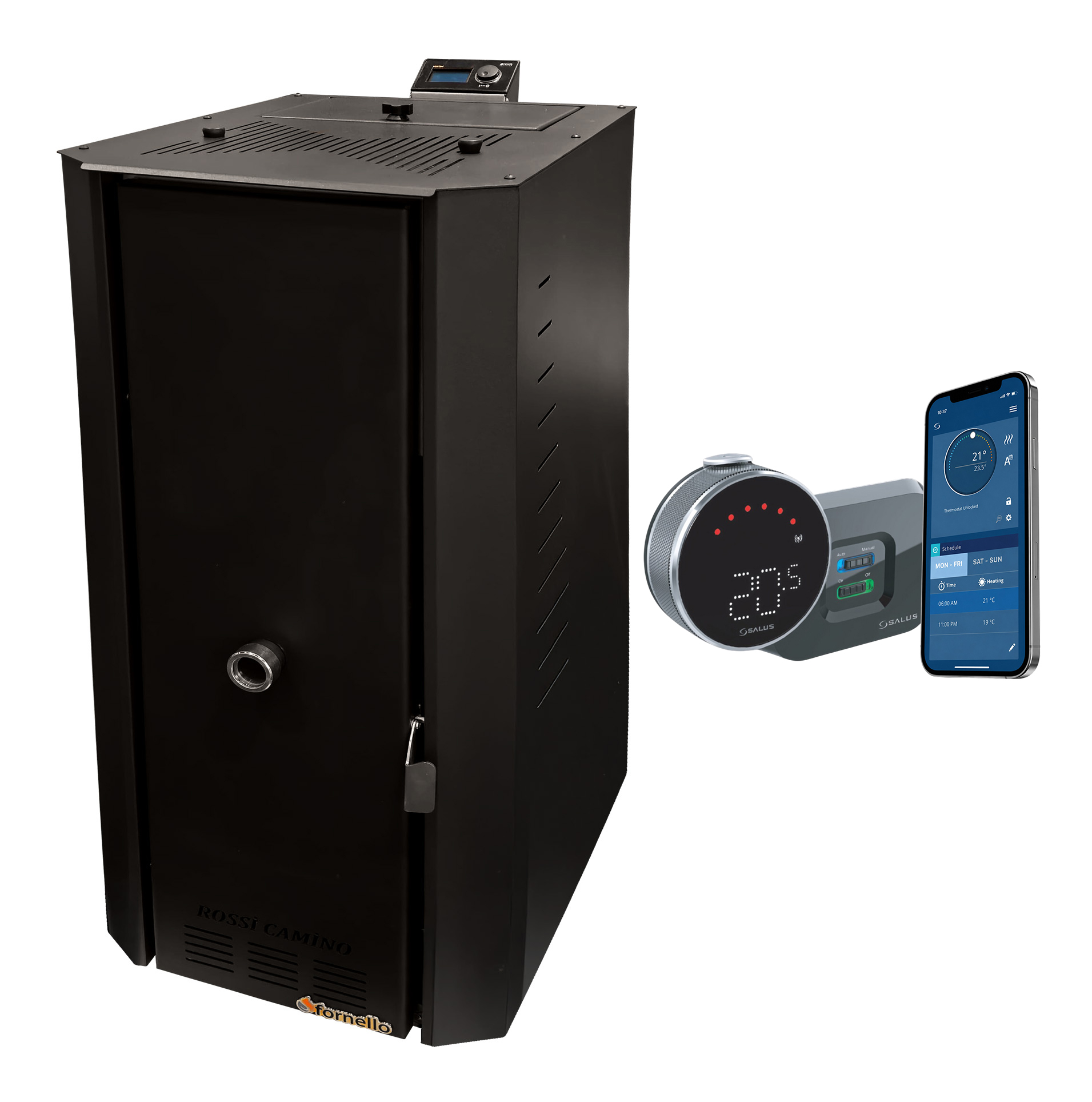 Fornello 25kW + Termostat WiFi Control - imagine 2