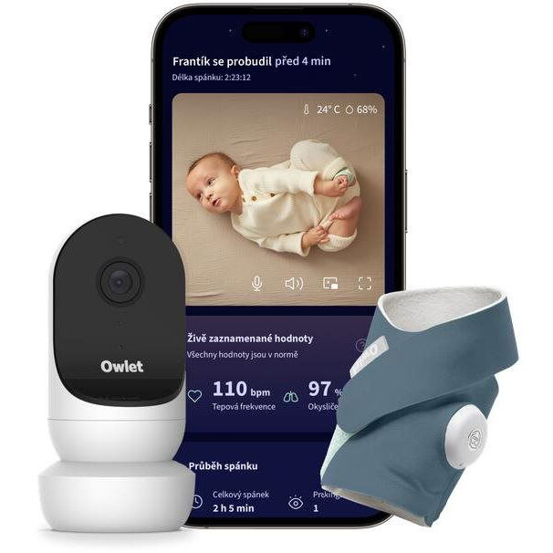Owlet Dream Sock + Cam2 Bundle - Monitorizare Bebe