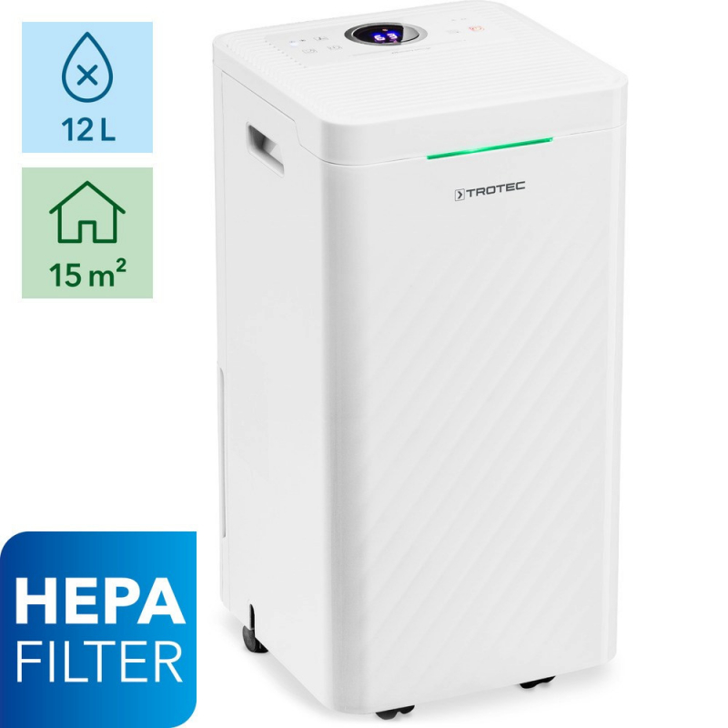 Dezumidificator și Purificator TROTEC TTK 27 HEPA, 12 l/zi
