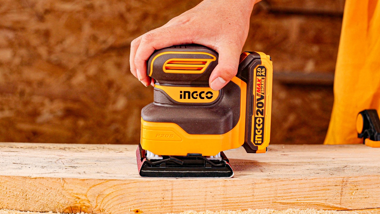 Șlefuitor Acumulator INGCO 20V, Compact și Portabil - imagine 14