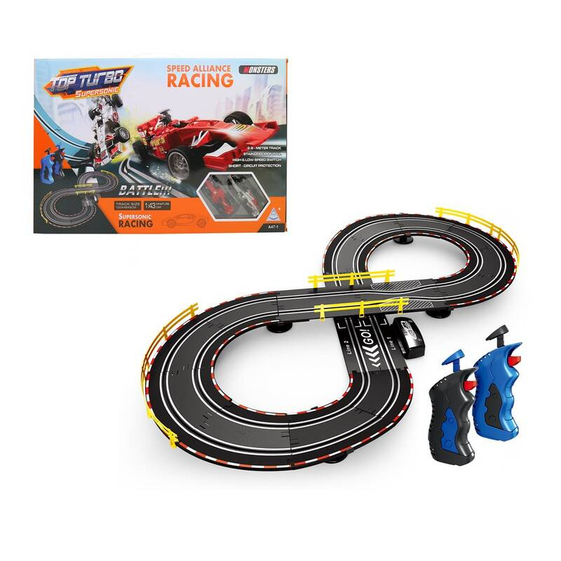 Pista de Curse Opt 280 cm pentru Mașini 1:43