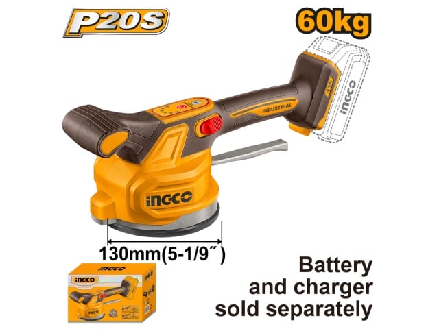 INGCO CTVLI2001 Vibrator Placi Ceramice 20V - imagine 10