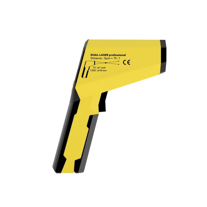 Pirometru Profesional TROTEC TP10 cu Dual Laser și USB - imagine 5