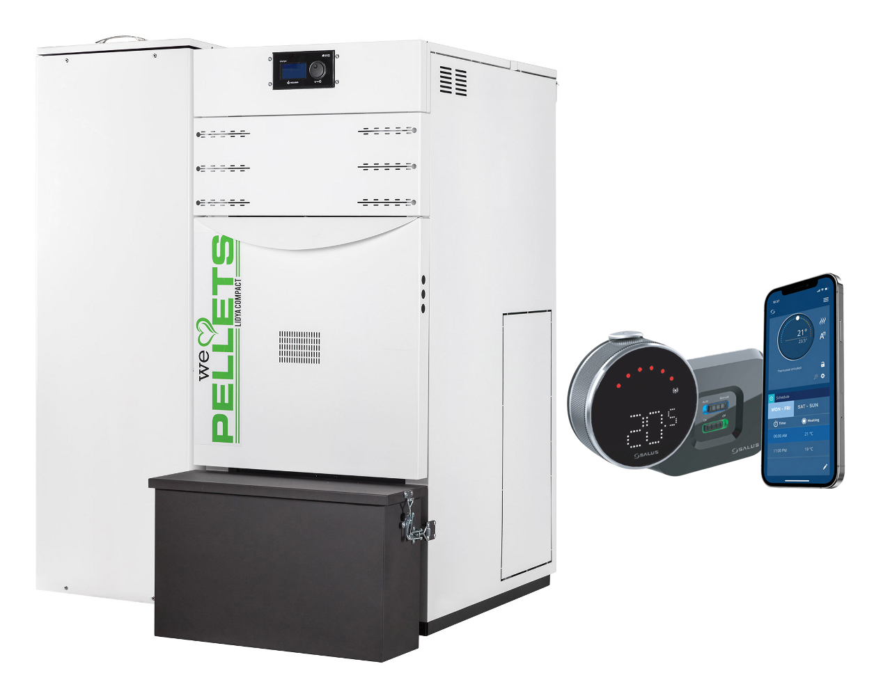 Centrală pe peleti Fornello Lidya Prestige 25 kW - imagine 2