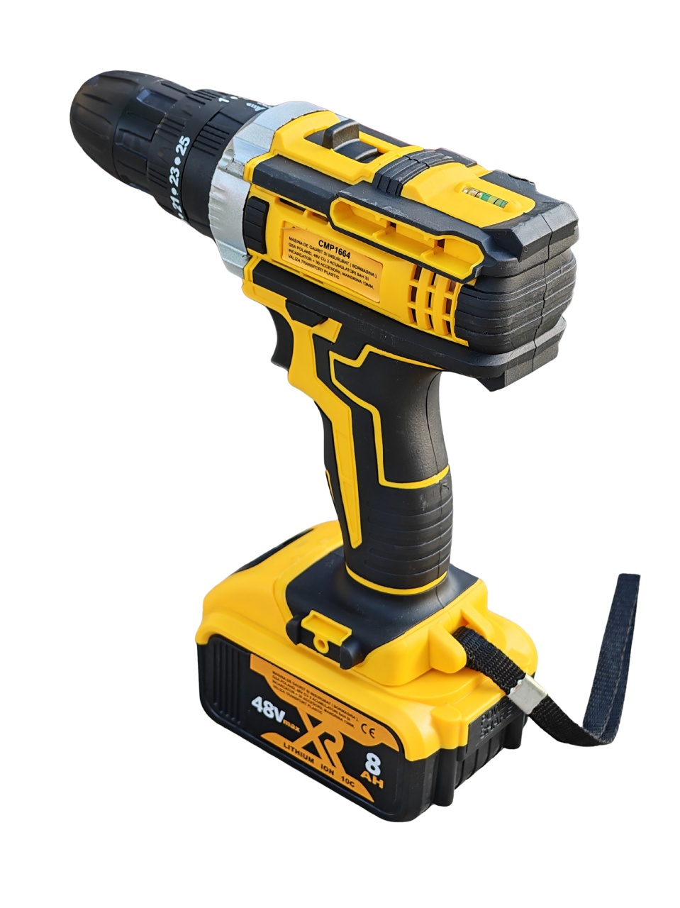 Masina de insurubat bormasina cu 2 acumulatori, 30 piese, 8AH, 48v, trusa cu valiza Protools CMP1664 - imagine 3