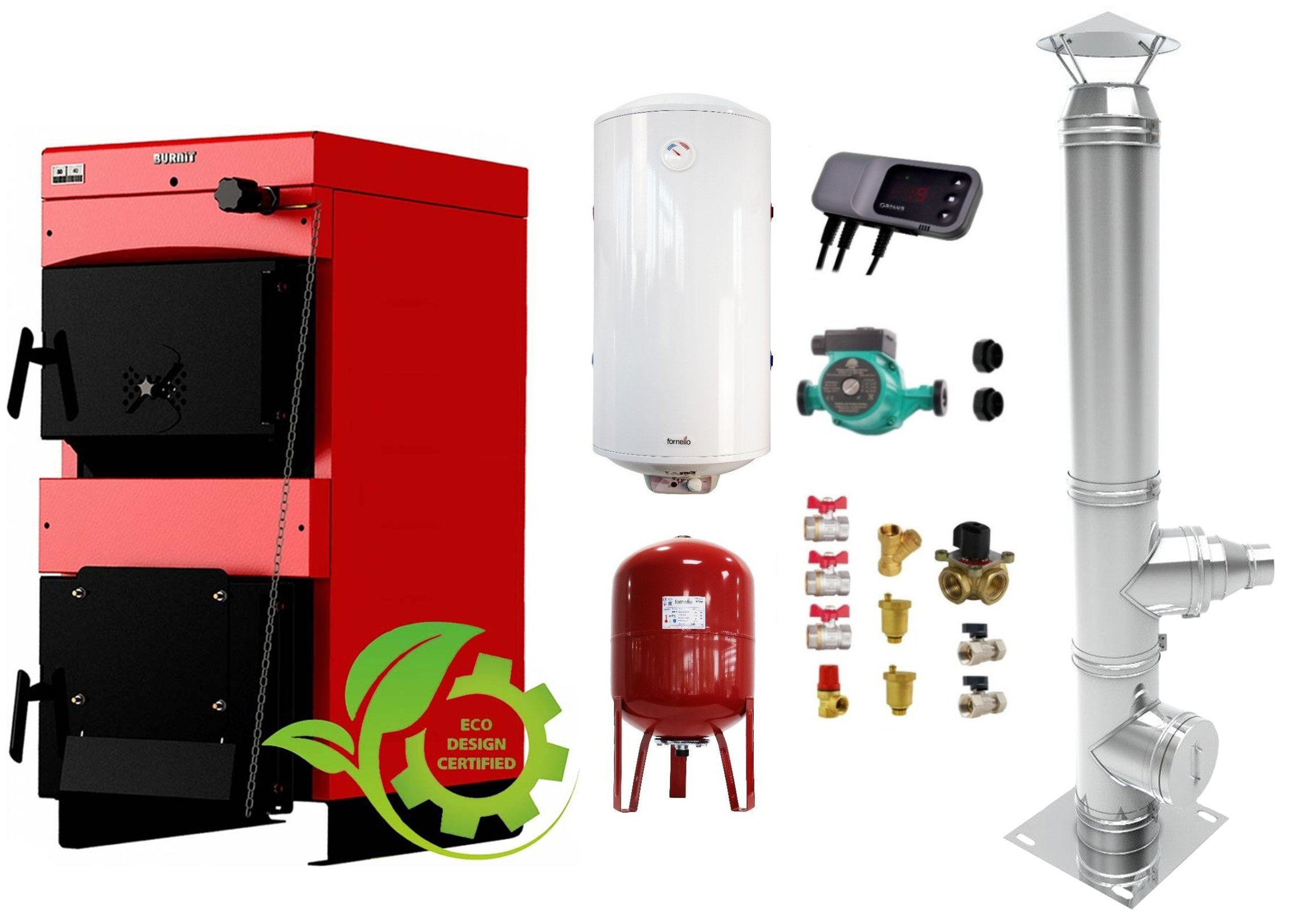 Pachet Centrală Sunsystem Burnit 55 kW Complett