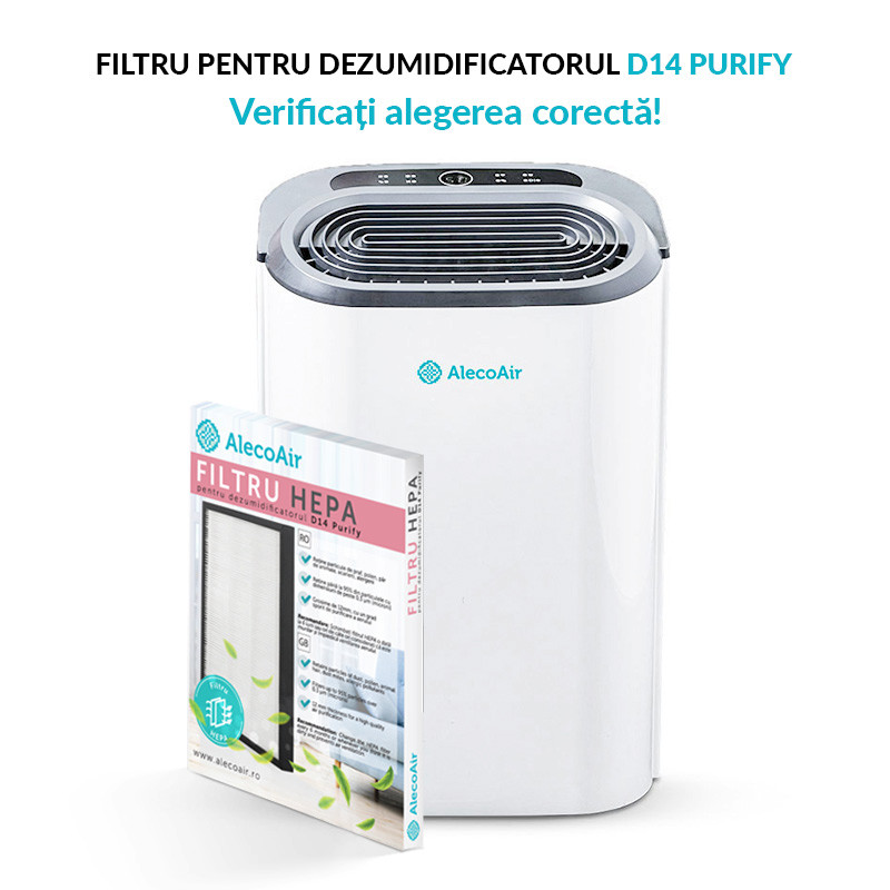 Filtru HEPA AlecoAir D14 Purify, aer curat fără alergeni - imagine 3