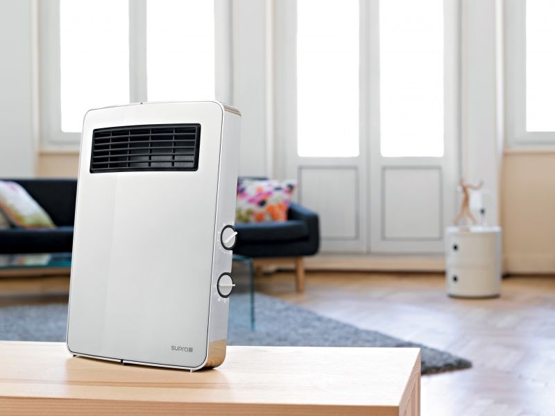 Aerotermă Electrică Supra Etno Alb 2000W, Termostat, IPX1 - imagine 2