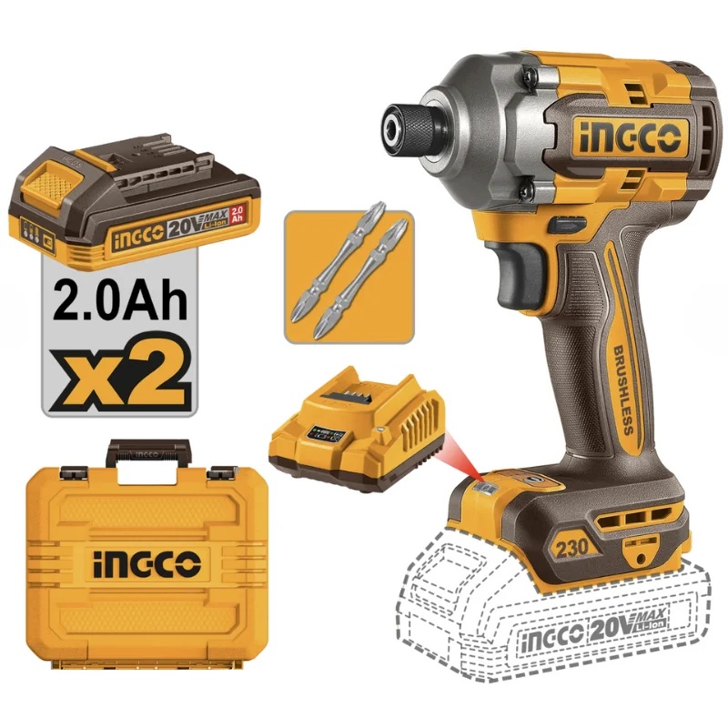 Filetantă cu impact 20V CIRLI2023, 230 Nm, motor brushless - imagine 5