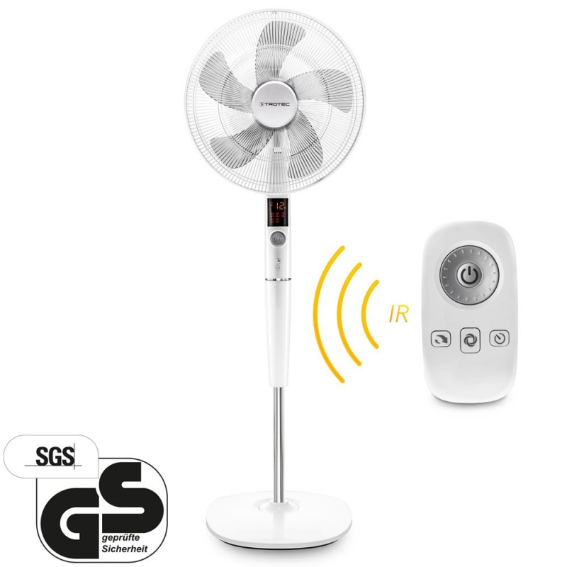Ventilator cu picior Trotec TVE 26 S, 26 trepte, telecomandă