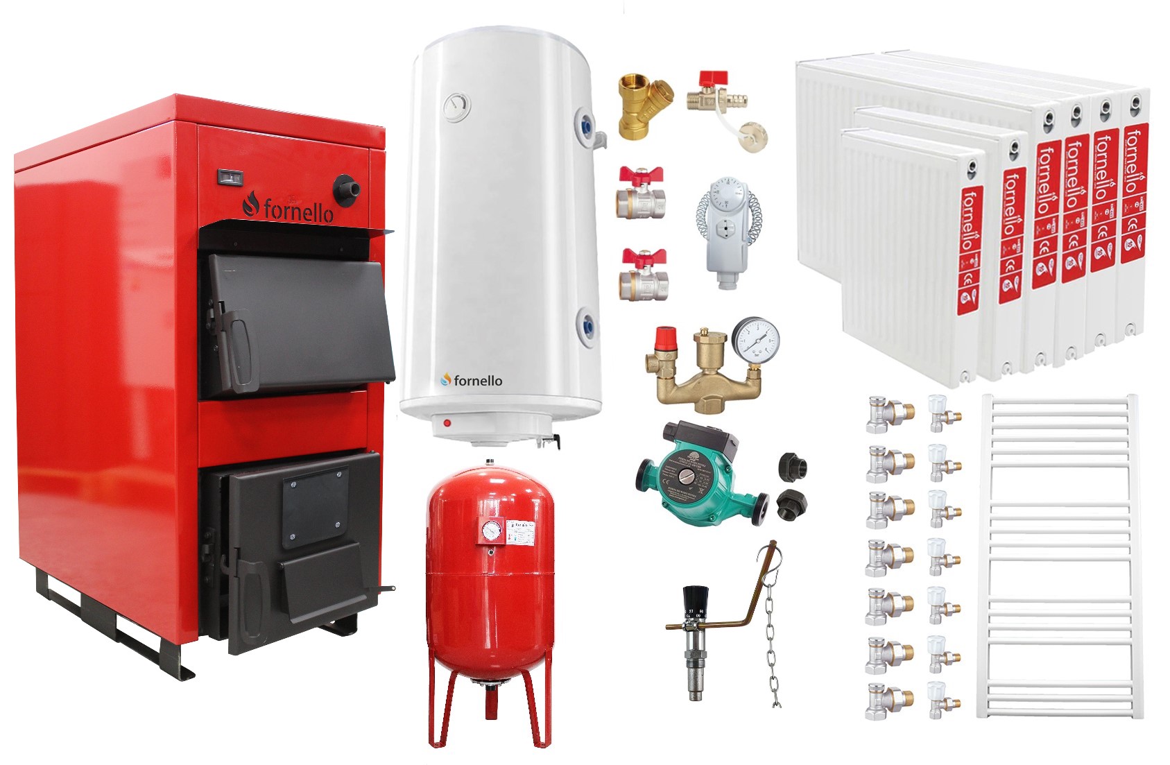 Centrala Solid Fornello 50kW Complet
