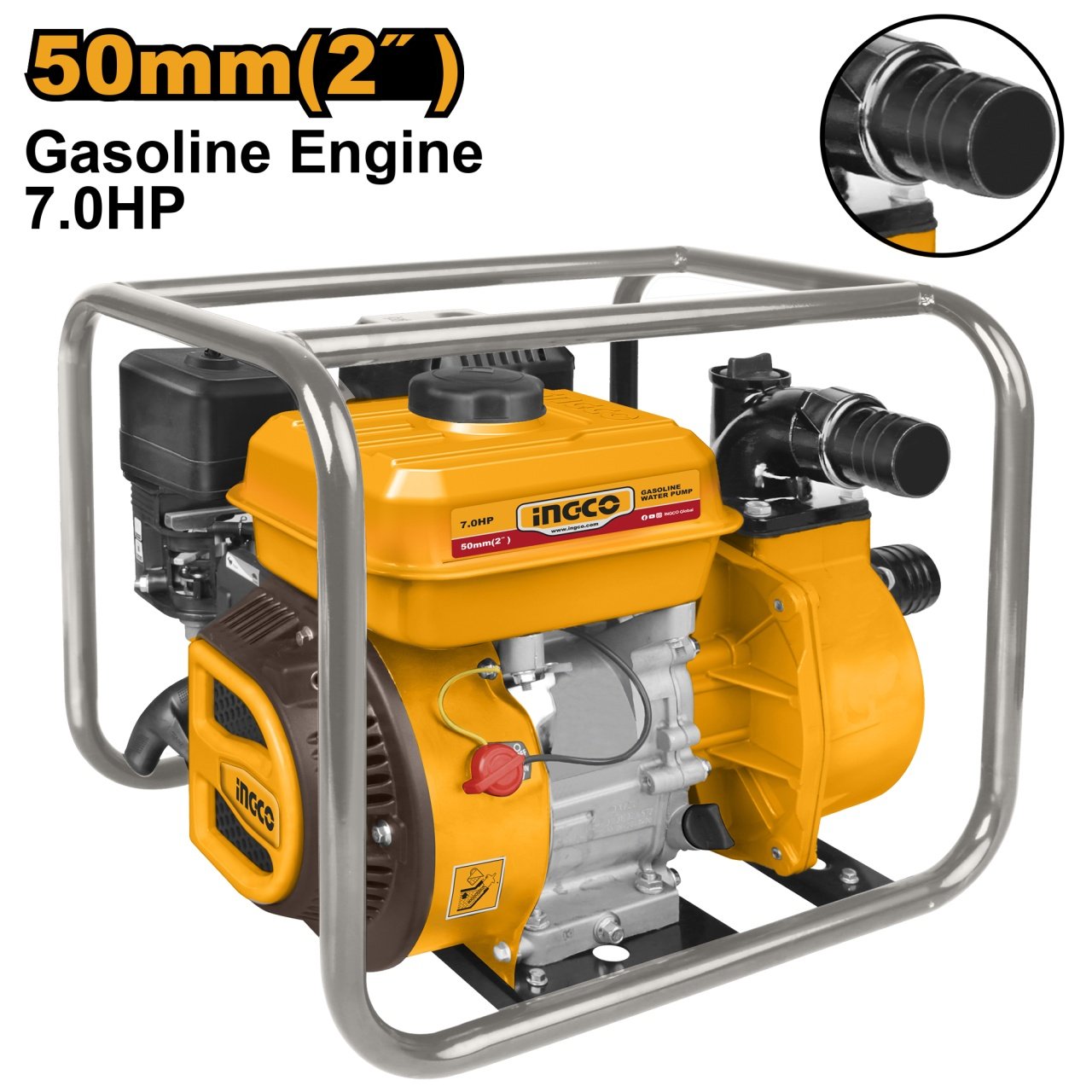 Motopompa benzina Ingco GWP202, 2" 550L/min
