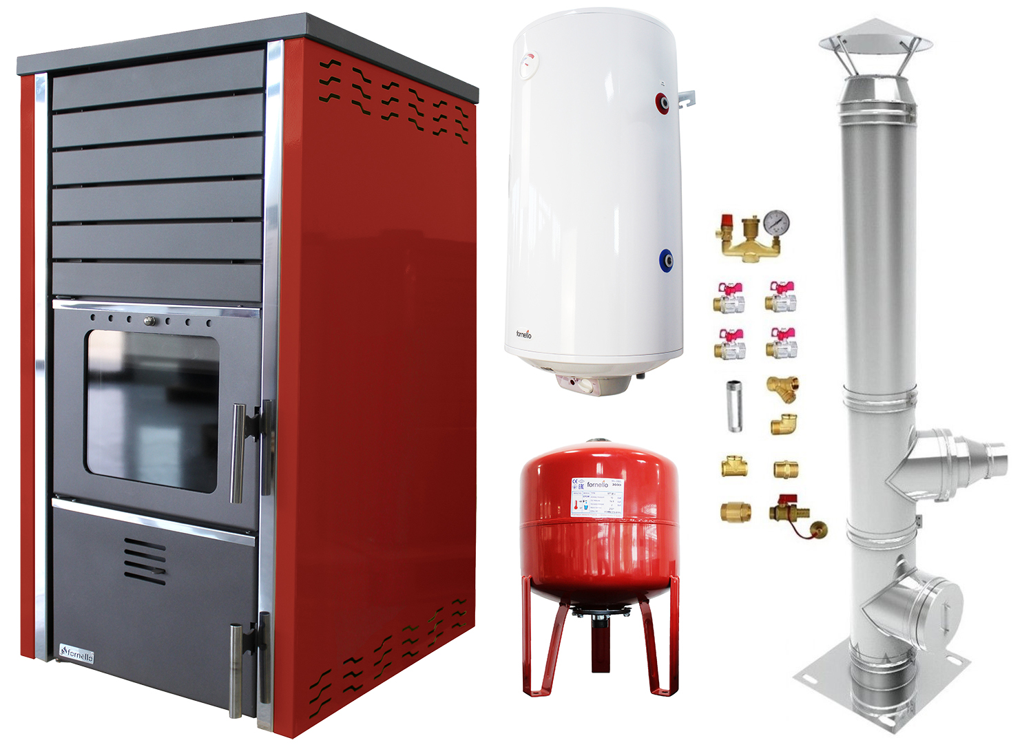 Termosemineu Fornello SUPERNOVA RED 38 KW