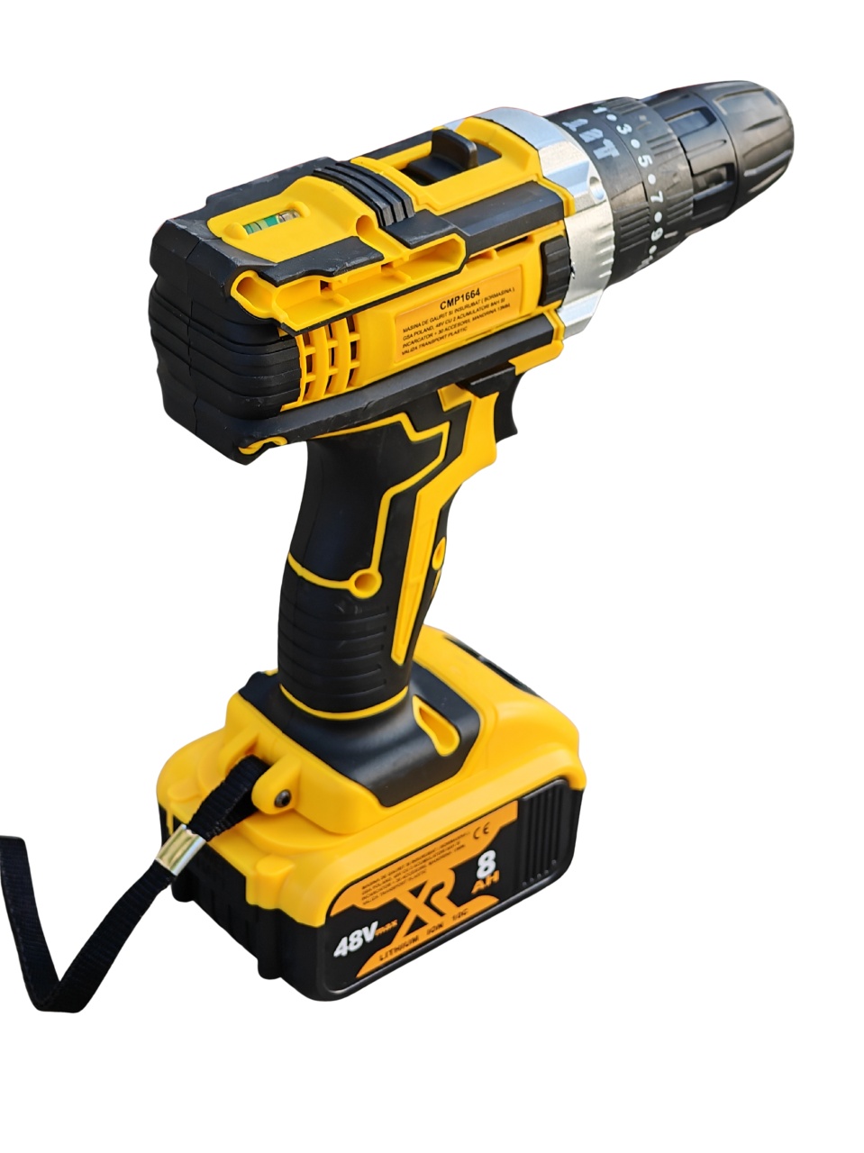 Masina de insurubat bormasina cu 2 acumulatori, 30 piese, 8AH, 48v, trusa cu valiza Protools CMP1664 - imagine 5