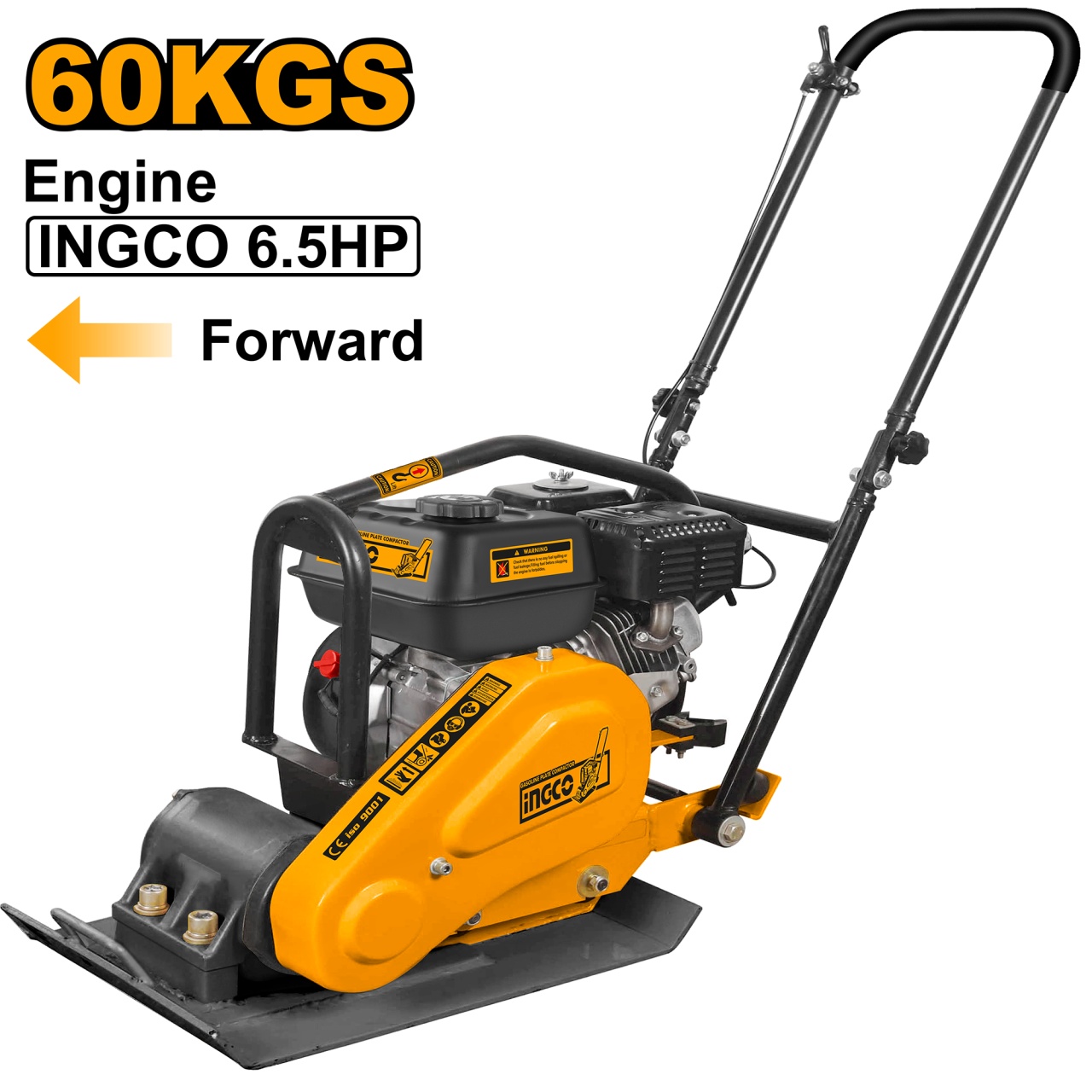 Placa Compactoare Ingco 60Kg 6.5CP