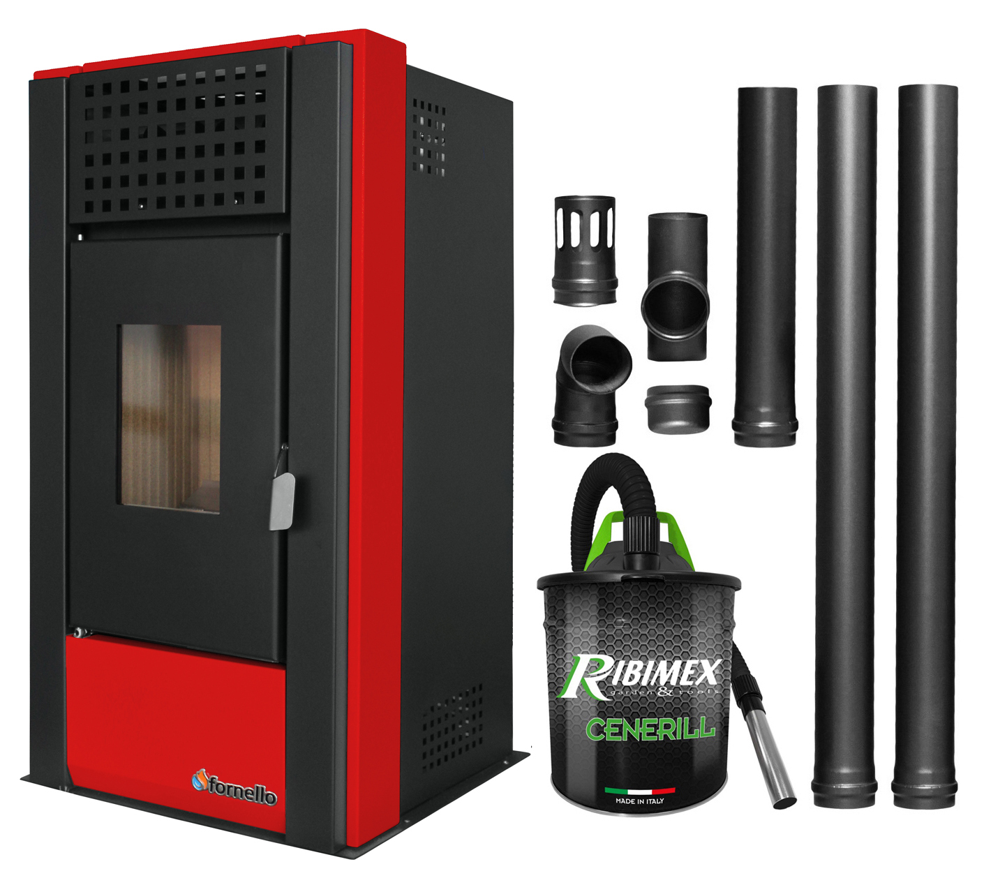 Fornello Magnesia 9KW Pachet Complet Încălzire