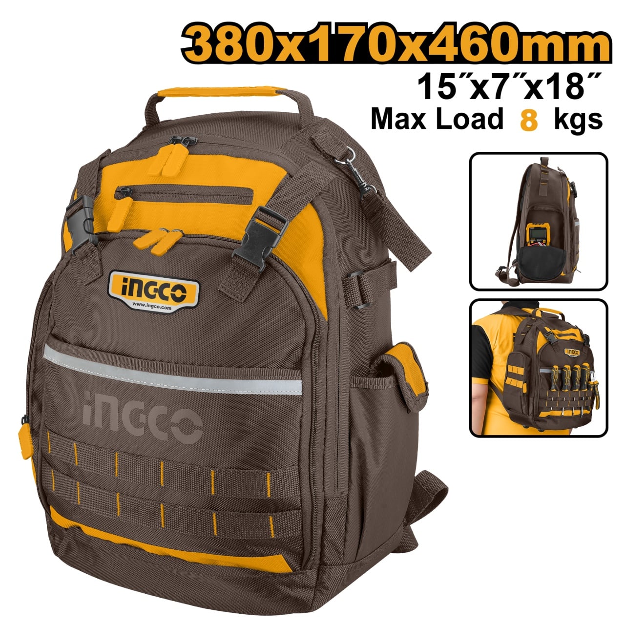 Rucsac Geanta Scule INGCO HBP01028 Profesional