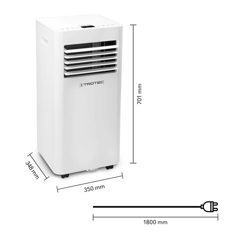 Trotec PAC 2020 E WiFi 7000 BTU Racire Portabila - imagine 5