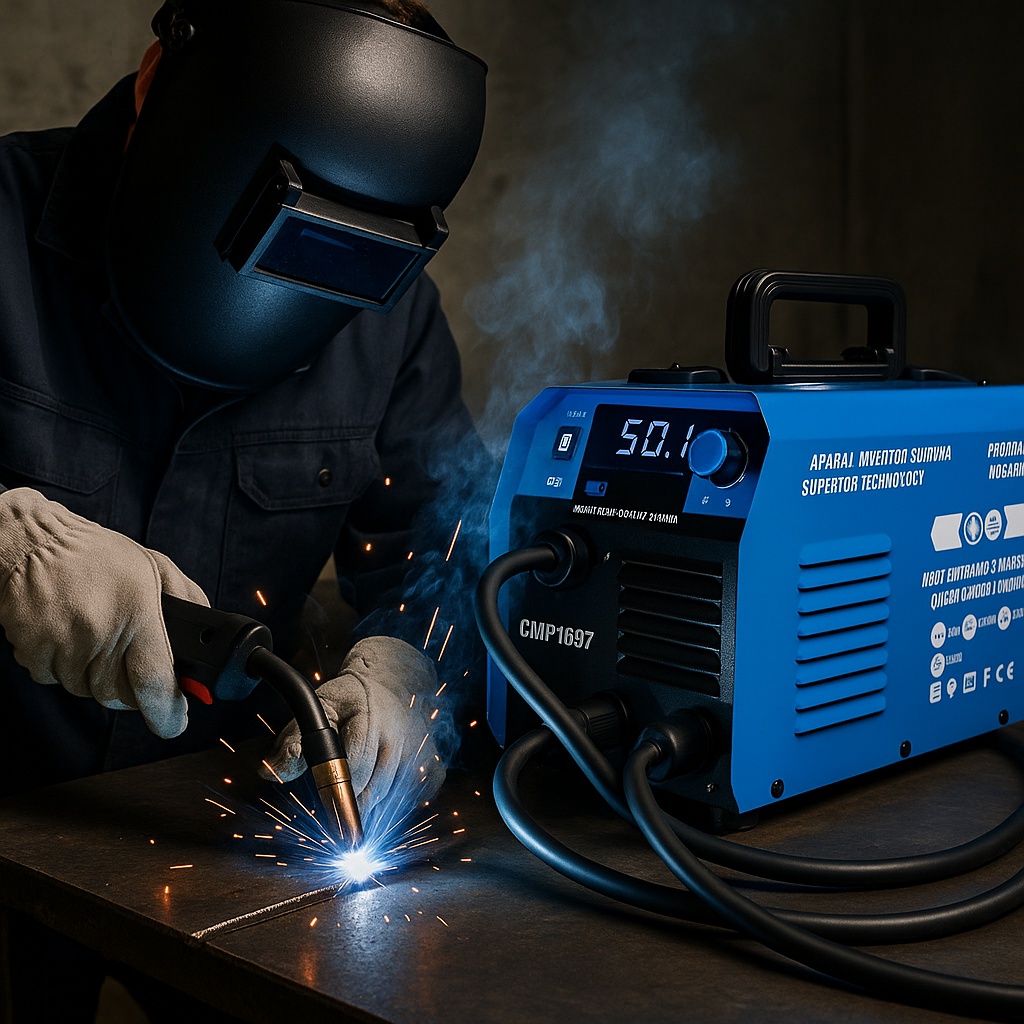 Aparat de sudura tip Invertor cu sarma 510A, MMA/MIG/MAG (TIG LIFT optional) afisaj digital, ventilat, URAL MASH IGBT TEHNOLOGY ULTRA HYBRID POWER, CMP1697 - imagine 8
