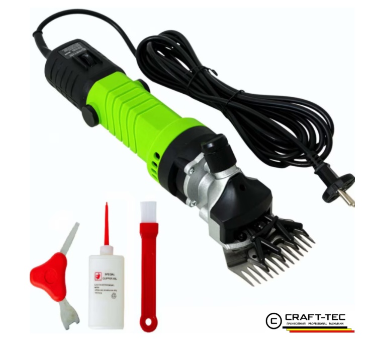 Masina de tuns oi 1000W, electrica, variator de turatie 6 trepte, 2800 rpm, valiza transport, CRAFT-TEC GERMANY MX206 - imagine 2