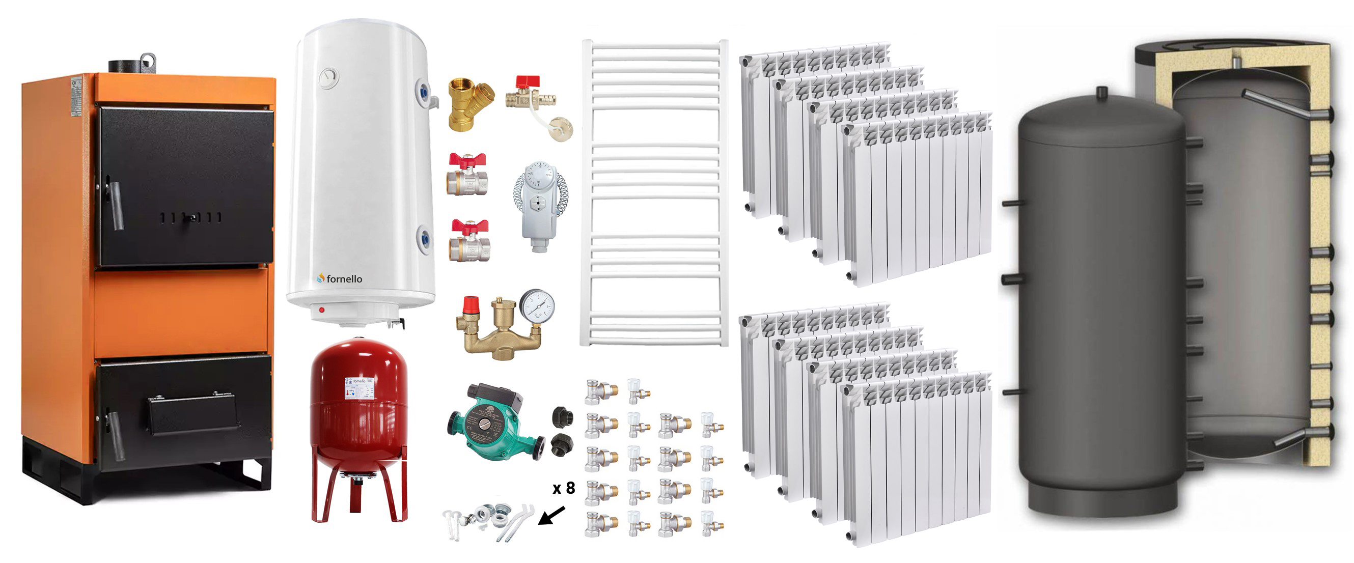 Pachet Incalzire Centrala Fiama 45kW Completa