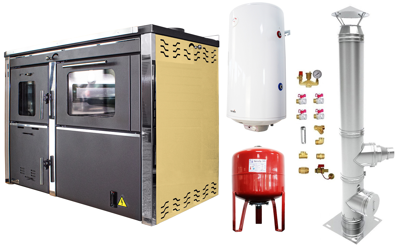 Termosemineu Fornello STAR 34kW - Pachet Complet