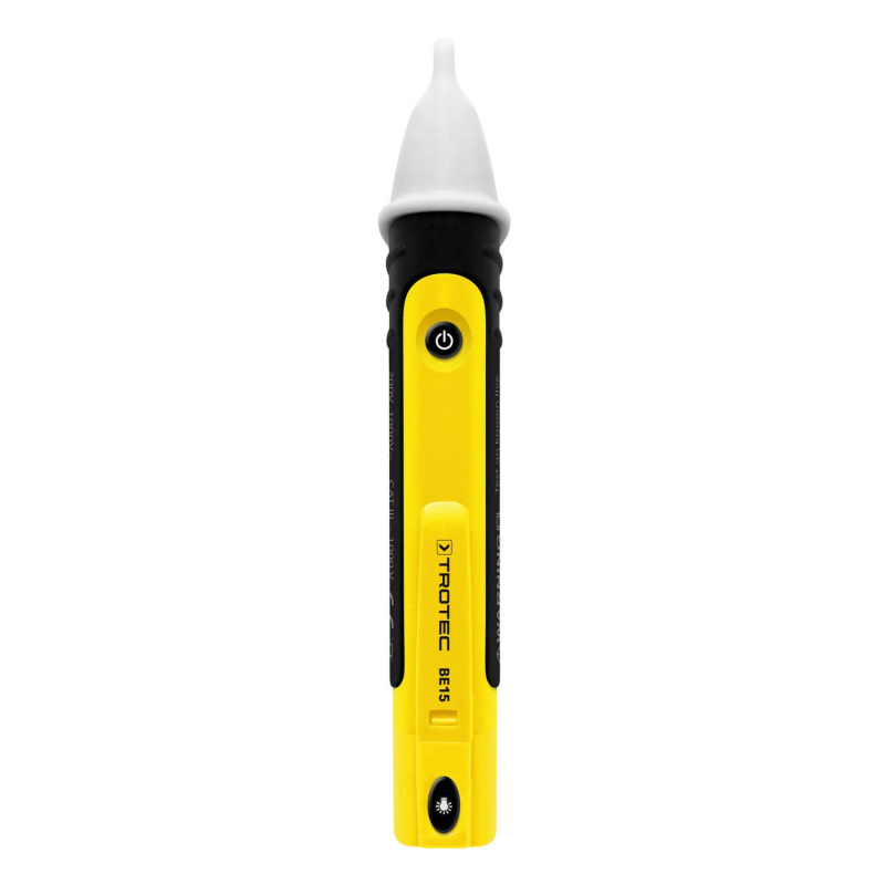 Detector tensiune Trotec BE15, fără contact, cu lanternă LED