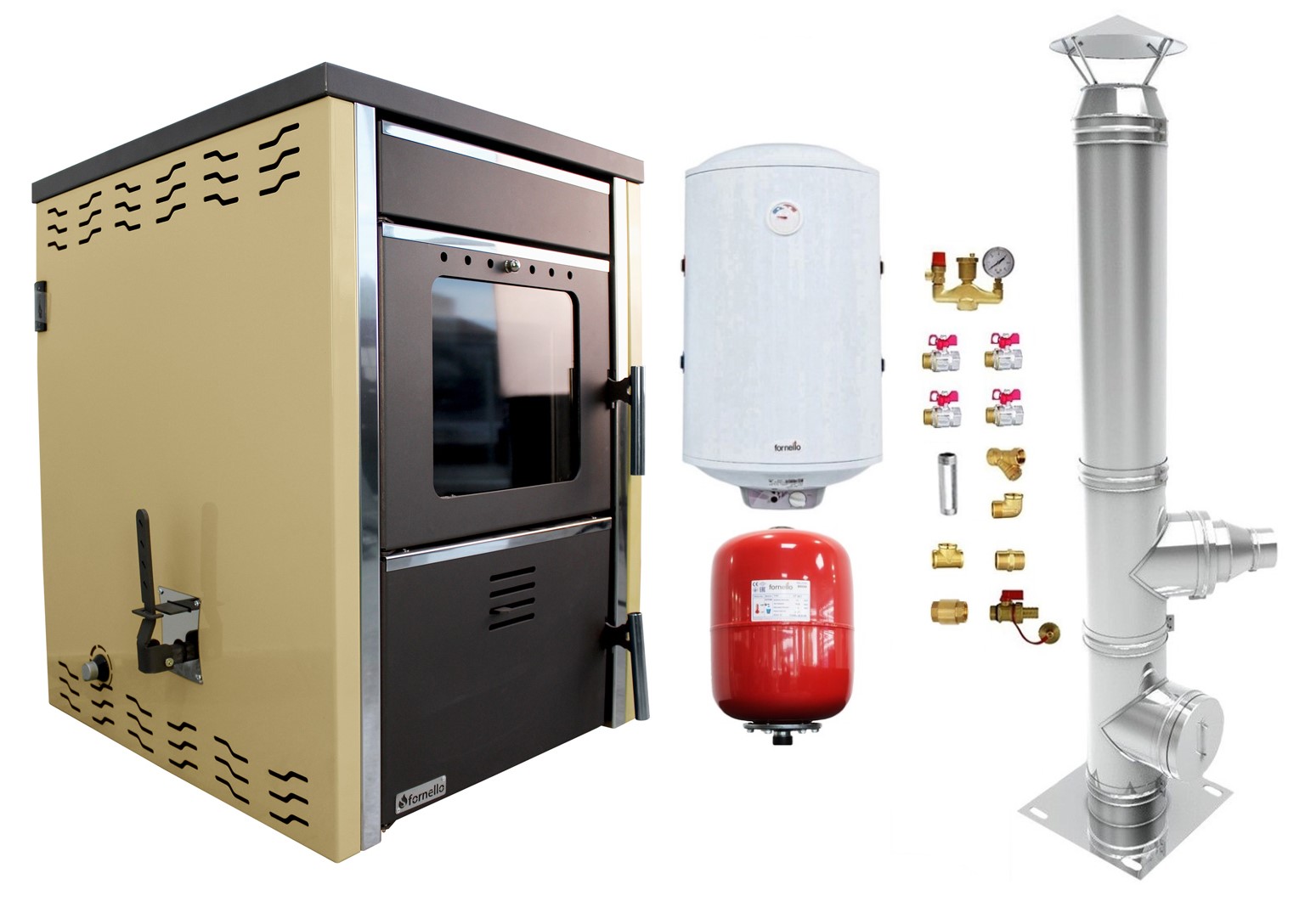 Termosemineu Fornello TOROS 29kw Pachet Complet