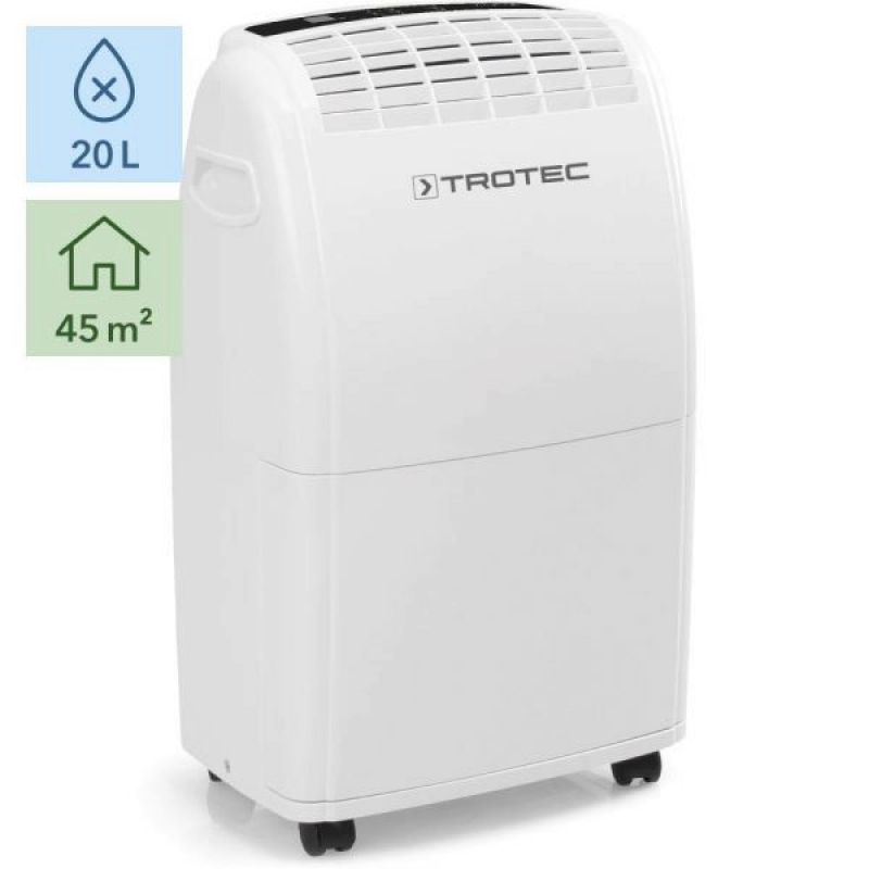 Dezumidificator Trotec TTK75E, 20 l/zi, higrostat, 45 mp