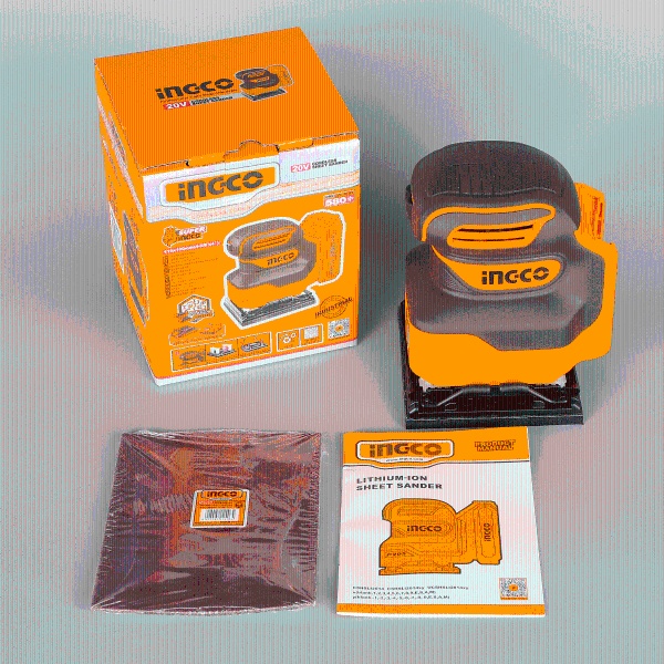 Șlefuitor Acumulator INGCO 20V, Compact și Portabil - imagine 11