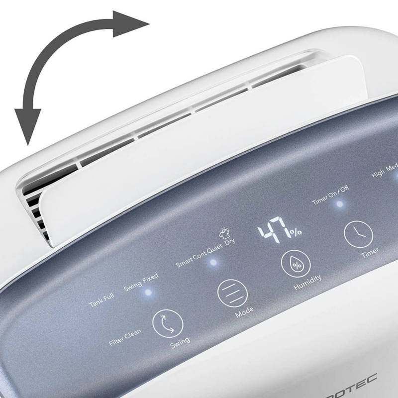 Dezumidificator Trotec TTK73E Komfort, 24 L/zi, Uscare Rufe - imagine 5