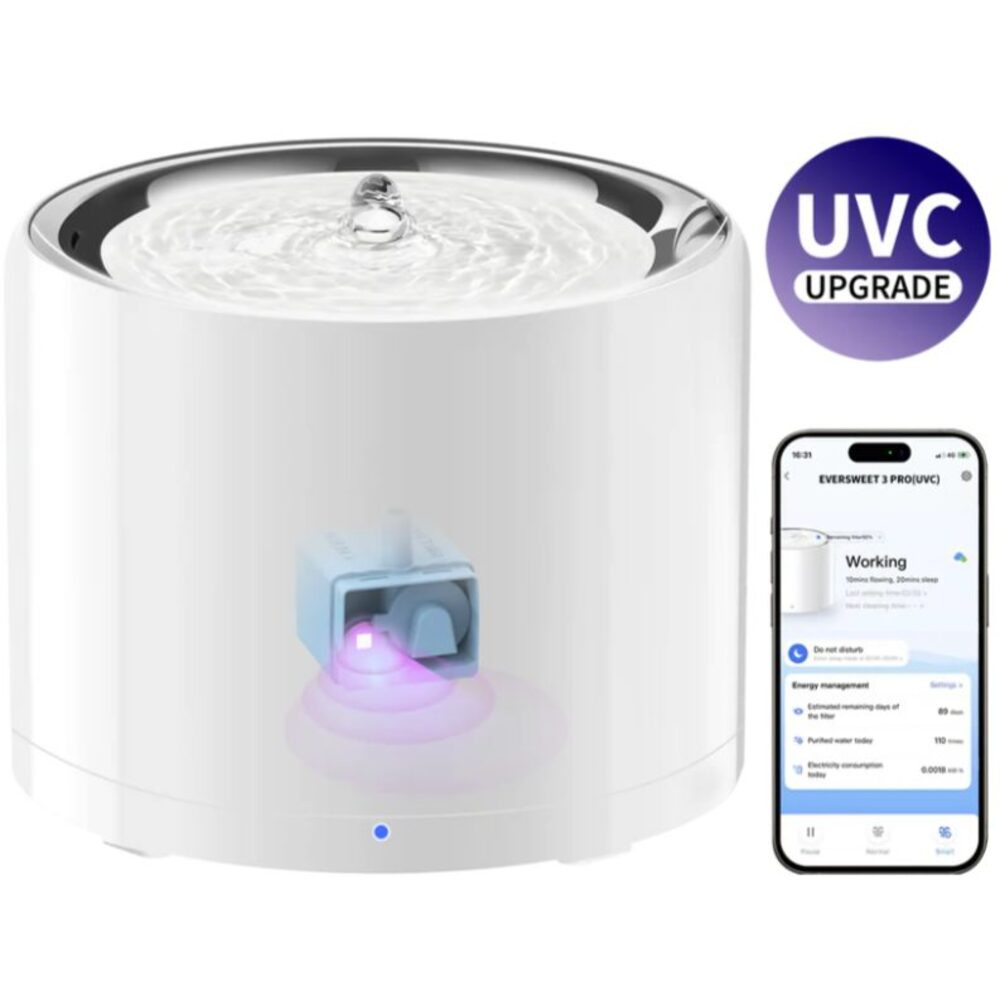 Petkit Eversweet 3 Pro - Fântână Apă cu UVC