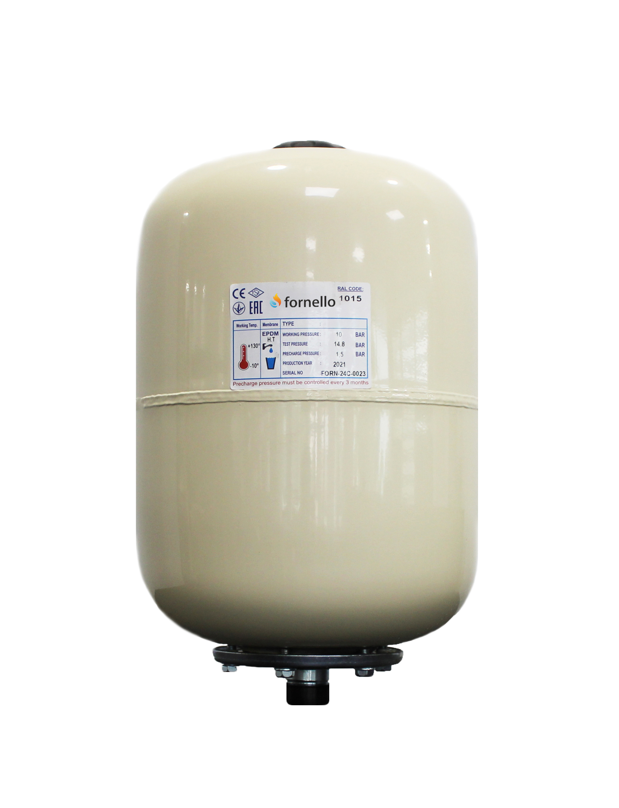 Vas Expansiune Solar Fornello 50L Ivory