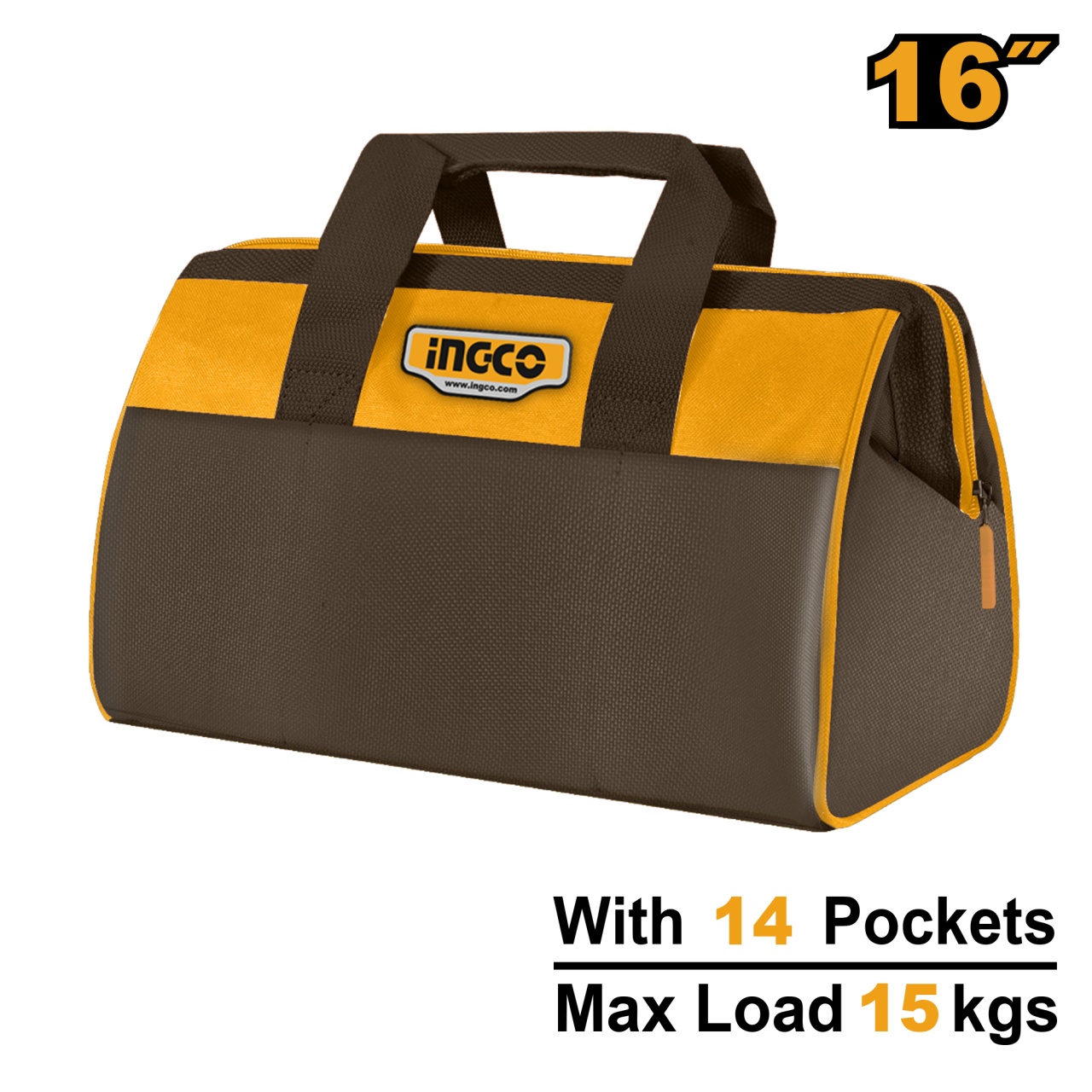 Geanta scule Ingco 14 buzunare, 15kg HTBG281628