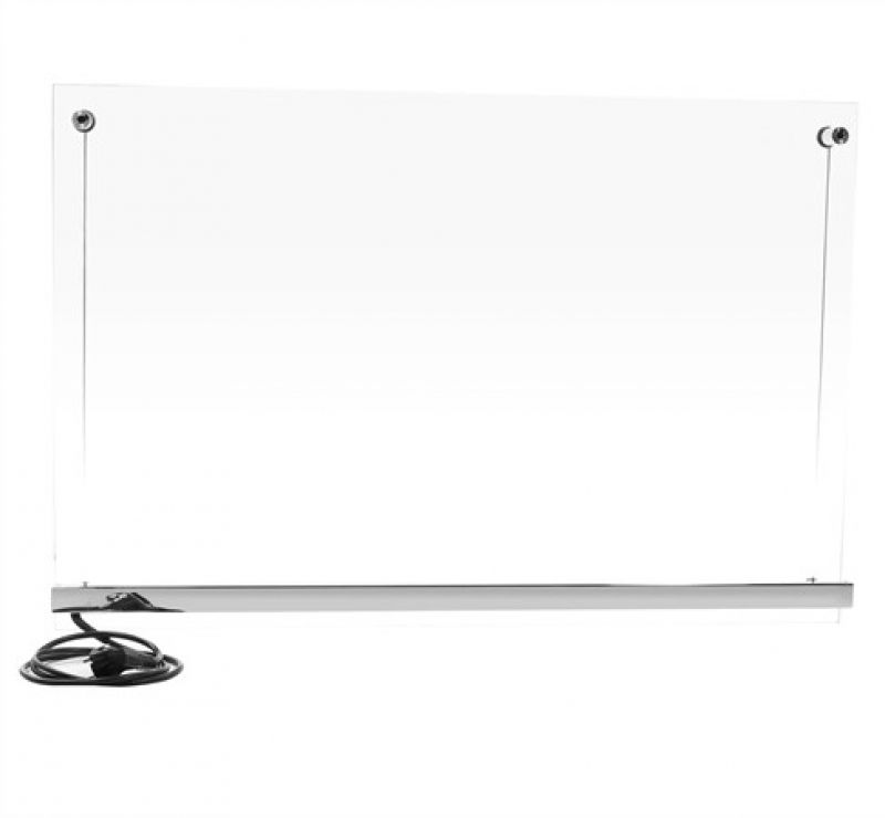 Panou Infrarosu Ensa P750G Visio 700W, Sticlă Transparentă - imagine 2