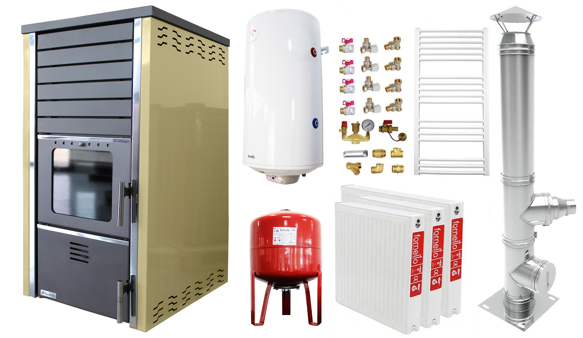Pachet Complet Încălzire Fornello Supernova 38kW