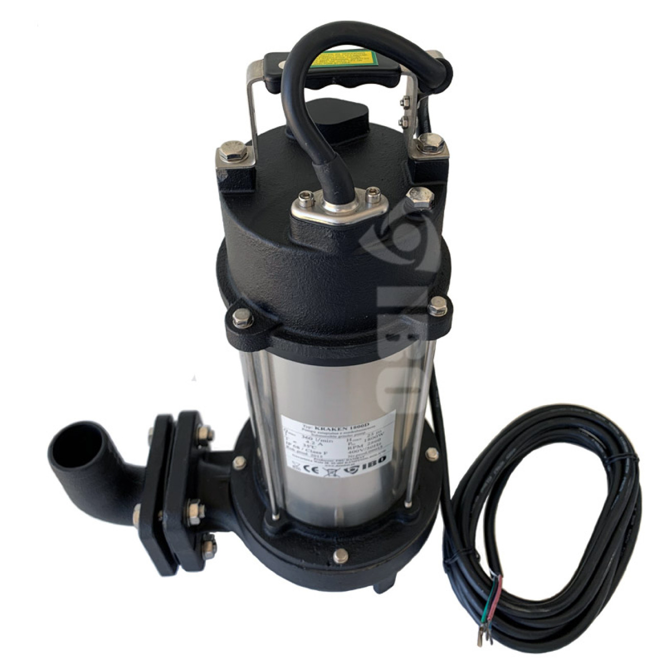 Pompa Apa Murdara cu Tocator IBO Kraken DF 1800W - imagine 7