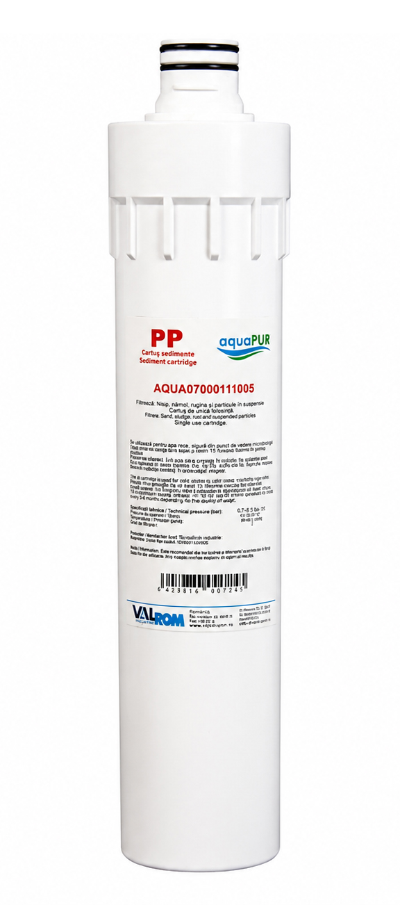 Cartuș filtrant Aquapur PP 5 microni, nisip și rugină