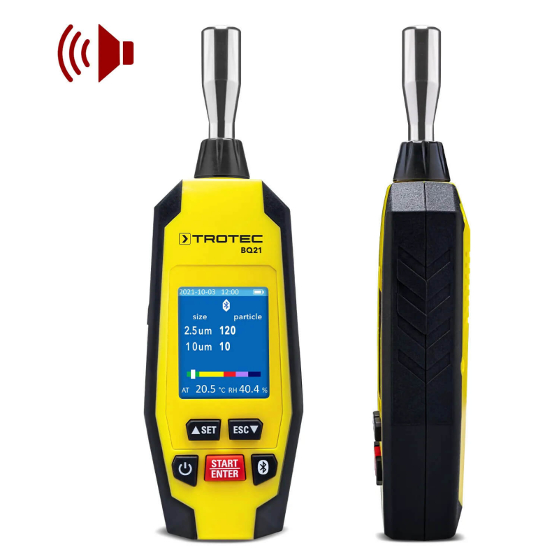 Trotec BQ21 Masurator Particule Bluetooth - imagine 5