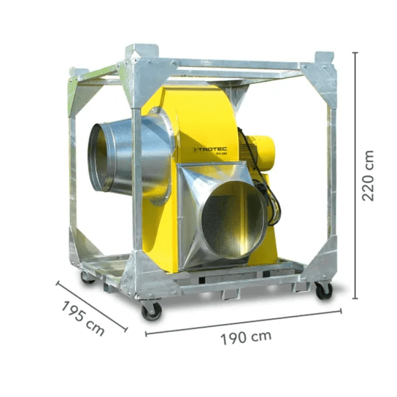 Ventilator centrifugal Trotec TFV 900, debit 33.600 m³/h - imagine 2