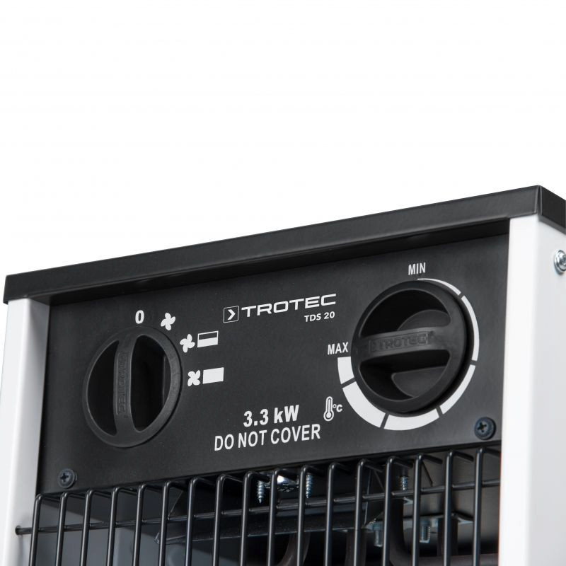 Resigilat - Aerotermă Electrică Trotec TDS 20, 3300 W, IP44 - imagine 2
