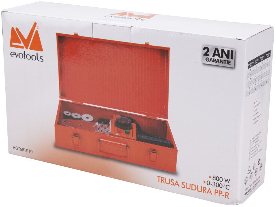 Trusa Sudura Tevi PPR 800W Evotools - imagine 5