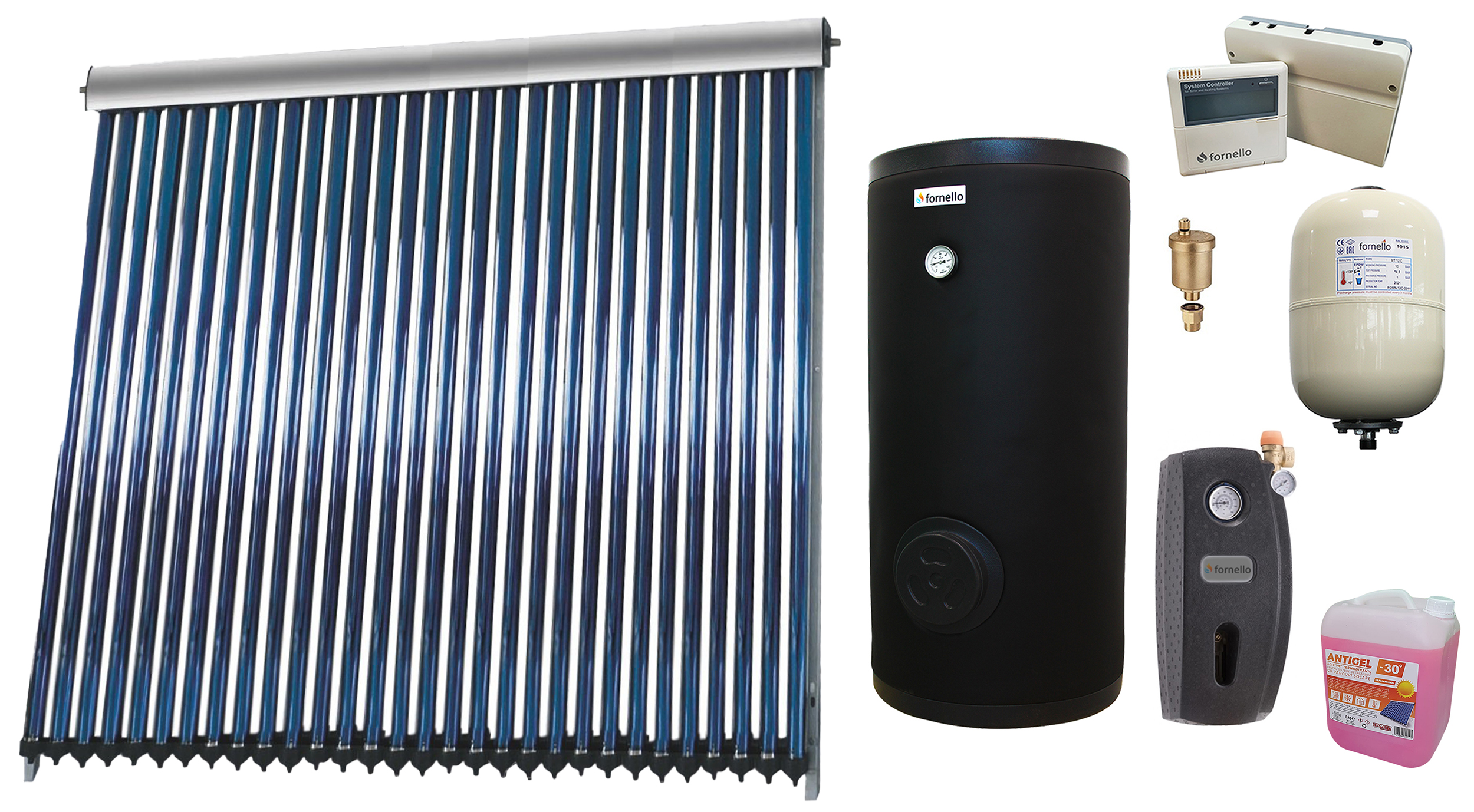Sistem Solar Presurizat Sunsystem 30 Tuburi VTC