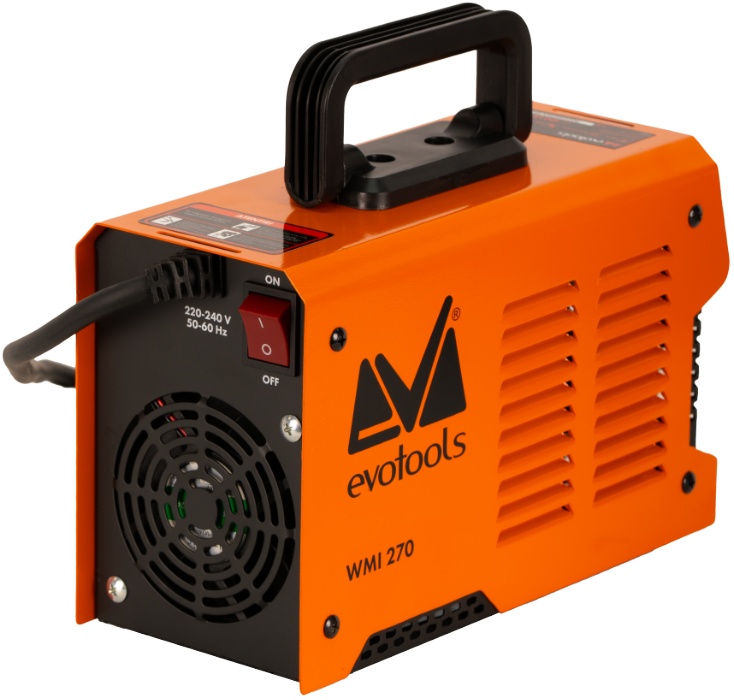 Aparat Invertor de Sudura cu Afisaj LED WMI 270, anti-stick, 4kg, 2.5-5mm, IP21S, Evotools 683149 - imagine 2