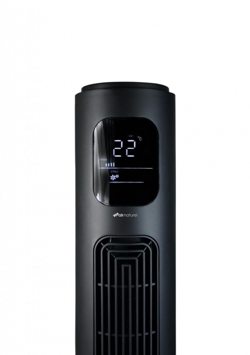 Ventilator Turn Air Naturel Fantasy Black, Timer, 20 mp - imagine 4