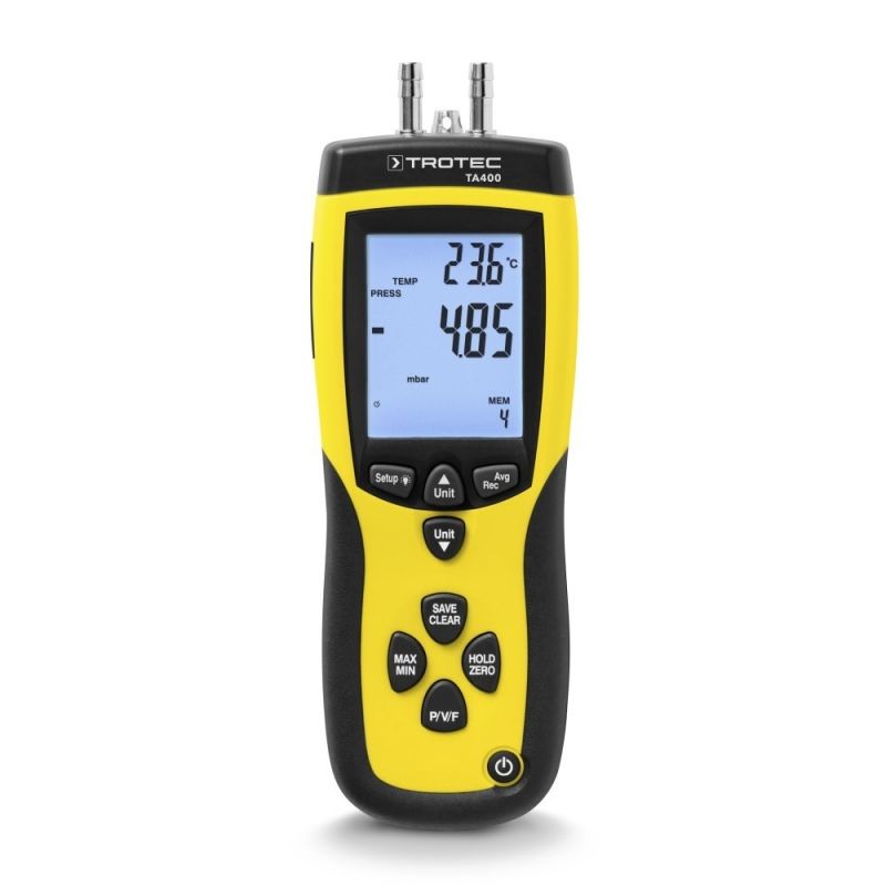 Anemometru Trotec TA400+ cu tub Pitot și calibrare - imagine 4